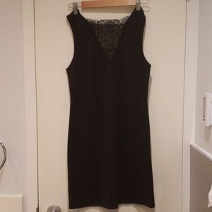 Asos black lace dress